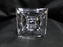 Marquis by Waterford Crystal Treviso, Square: Candlestick, 8 1/8" Tall, As Is