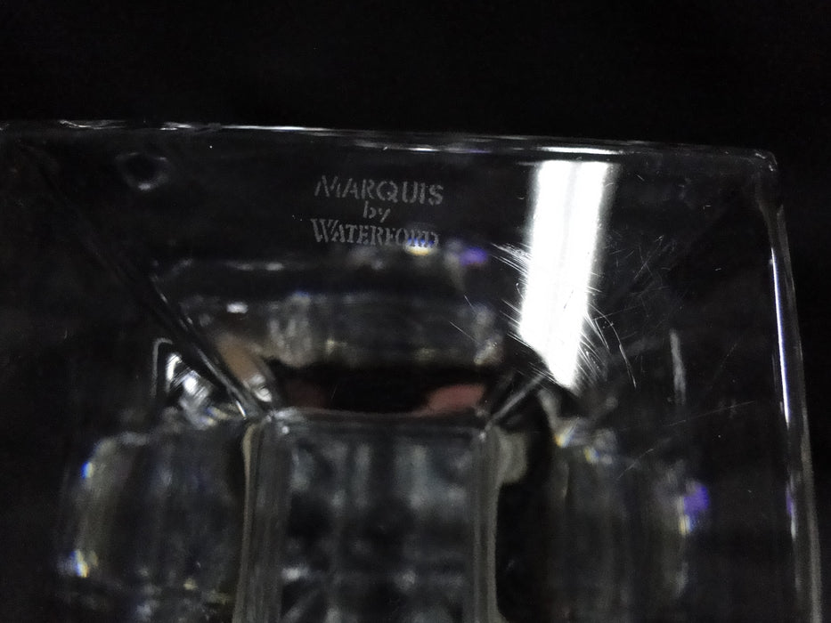 Marquis by Waterford Crystal Treviso, Square: Candlestick, 8 1/8" Tall, As Is