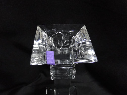 Marquis by Waterford Crystal Treviso, Square: Candlestick, 8 1/8" Tall, As Is