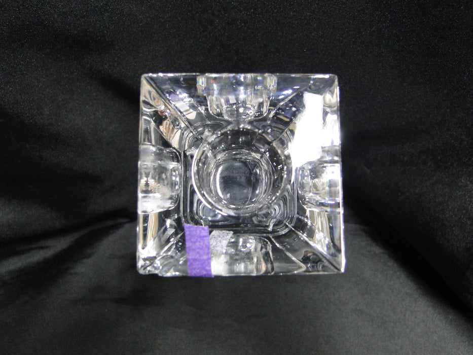 Marquis by Waterford Crystal Treviso, Square: Candlestick, 8 1/8" Tall, As Is