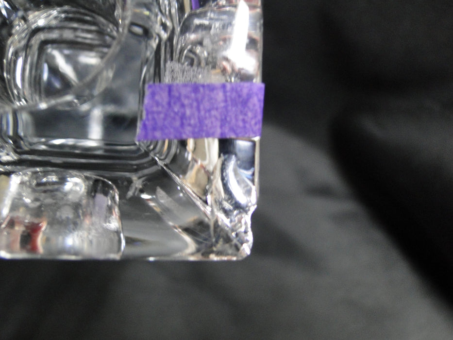 Marquis by Waterford Crystal Treviso, Square: Candlestick, 8 1/8" Tall, As Is