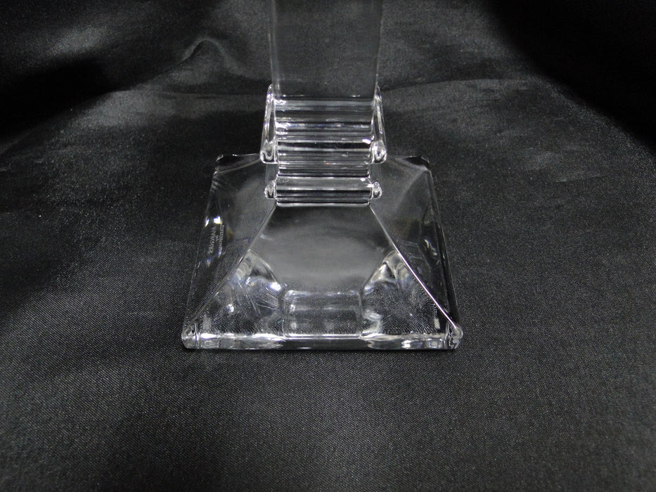 Marquis by Waterford Crystal Treviso, Square: Candlestick, 8 1/8" Tall, As Is