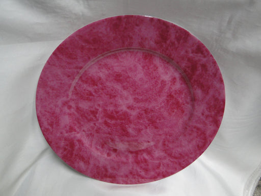 Philippe Deshoulieres Cordoba Fuschia, Pink Marble Charger Plate, 11 5/8"