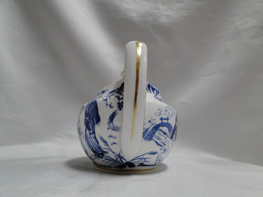 Royal Crown Derby Blue Mikado, Oriental: Sugar Bowl & Lid, 3 1/2"