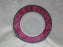 Philippe Deshoulieres Cordoba Fuschia, Marble w/ Gray Band: Salad Plate, 8 5/8"