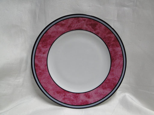 Philippe Deshoulieres Cordoba Fuschia, Marble w/ Gray Band: Bread Plate (s), 7"