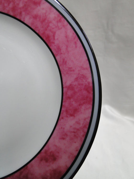 Philippe Deshoulieres Cordoba Fuschia, Marble w/ Gray Band: Bread Plate (s), 7"
