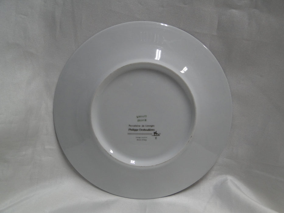Philippe Deshoulieres Cordoba Fuschia, Marble w/ Gray Band: Bread Plate (s), 7"