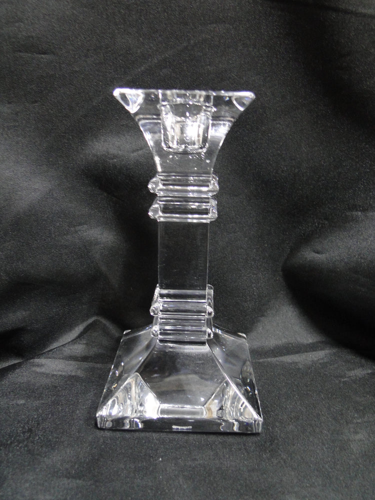 Marquis by Waterford Crystal Treviso, Square: Candlestick (s), 6 1/8" Tall