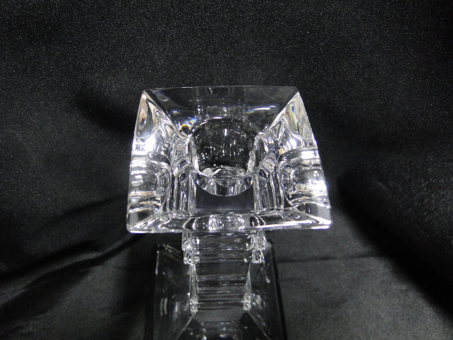Marquis by Waterford Crystal Treviso, Square: Candlestick (s), 6 1/8" Tall