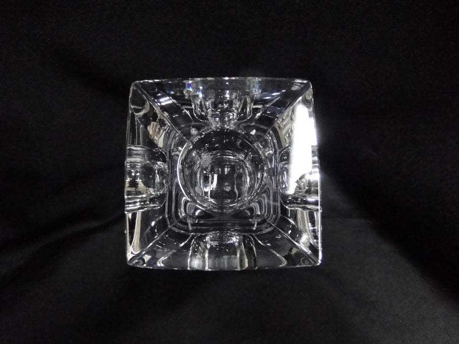 Marquis by Waterford Crystal Treviso, Square: Candlestick (s), 6 1/8" Tall