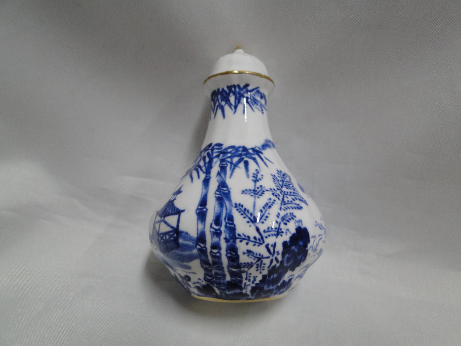 Royal Crown Derby Blue Mikado, Oriental: Salt OR Pepper Shaker, Smaller