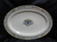 Lenox Autumn, Fruit, Blue Scrolls: Oval Serving Platter, 16" x 11 3/8"