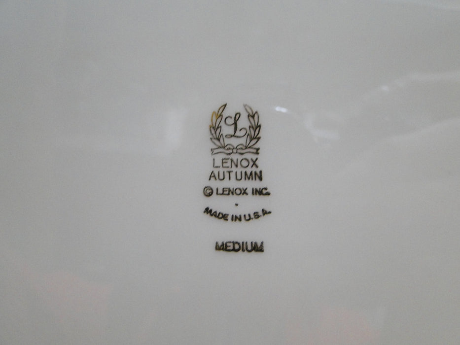 Lenox Autumn, Fruit, Blue Scrolls: Oval Serving Platter, 16" x 11 3/8"