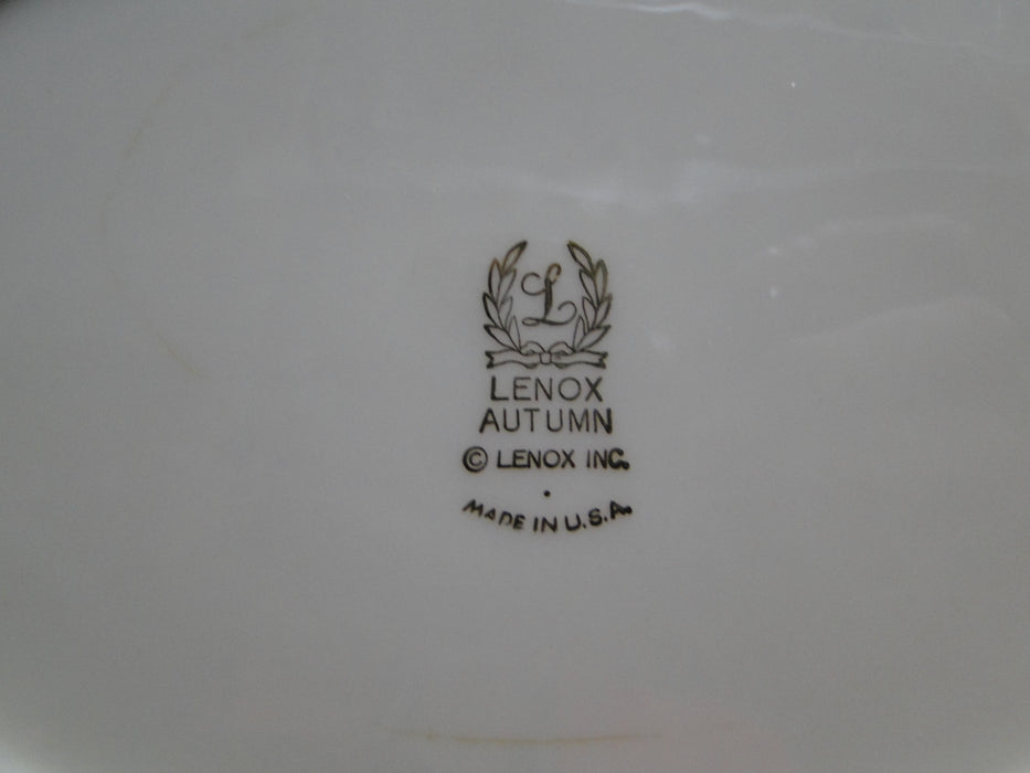 Lenox Autumn, Fruit, Blue Scrolls: Oval Serving Bowl (s), 9 5/8" x 7 1/4"