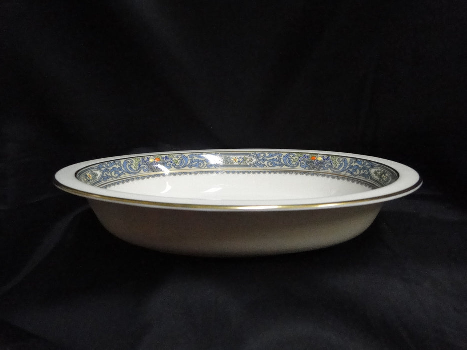 Lenox Autumn, Fruit, Blue Scrolls: Oval Serving Bowl (s), 9 5/8" x 7 1/4"