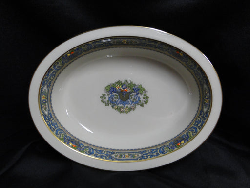 Lenox Autumn, Fruit, Blue Scrolls: Oval Serving Bowl (s), 9 5/8" x 7 1/4"