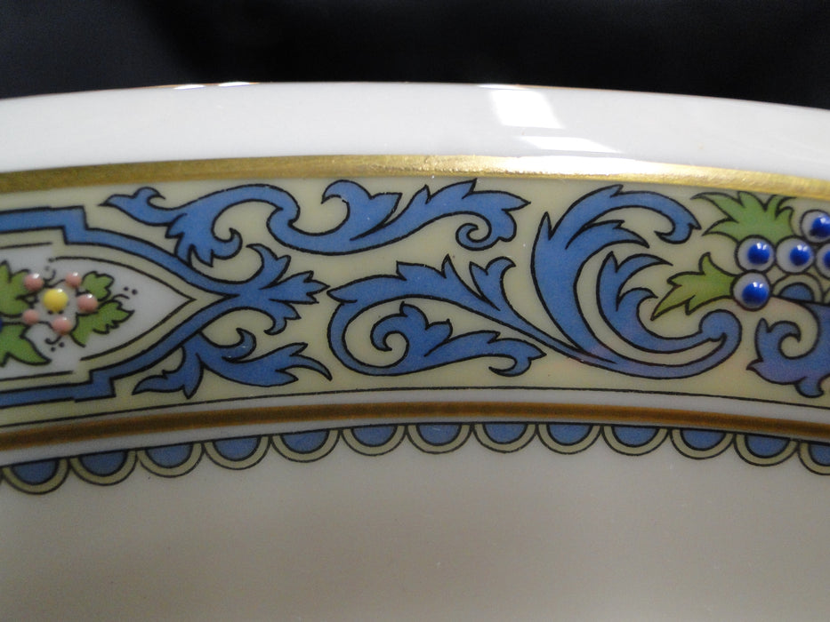 Lenox Autumn, Fruit, Blue Scrolls: Oval Serving Bowl (s), 9 5/8" x 7 1/4"