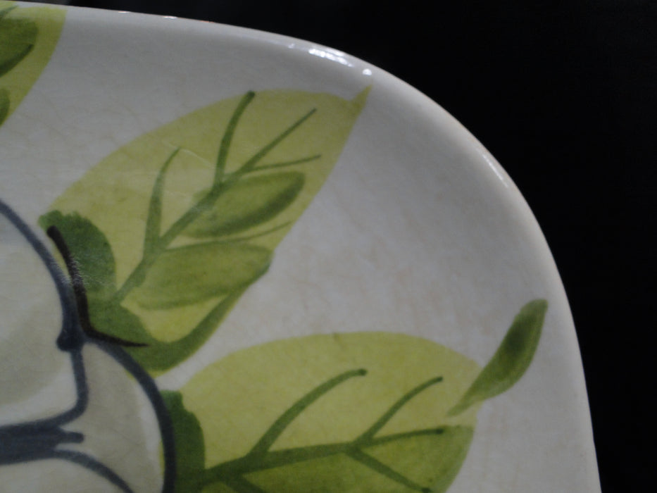 Red Wing Magnolia Chartreuse, MCM: Salad Plate (s), 7 3/8", Crazing, Discolor