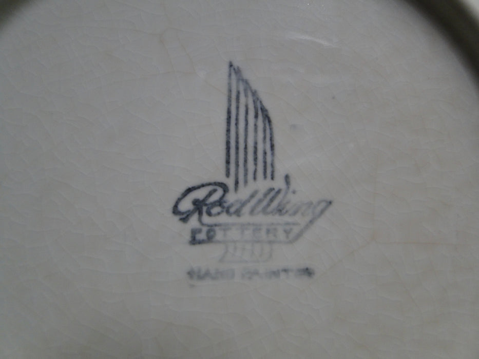 Red Wing Magnolia Chartreuse, MCM: Salad Plate (s), 7 3/8", Crazing, Discolor