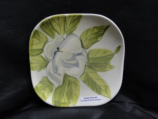 Red Wing Magnolia Chartreuse, MCM: Salad Plate (s), 7 3/8", Crazing, Discolor