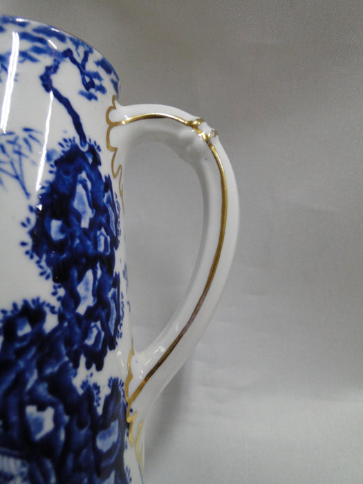 Royal Crown Derby Blue Mikado, Oriental: Pitcher, 4 5/8" Tall