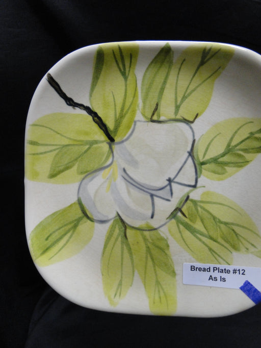 Red Wing Magnolia Chartreuse, MCM:  Bread Plate, 6 1/8", As Is
