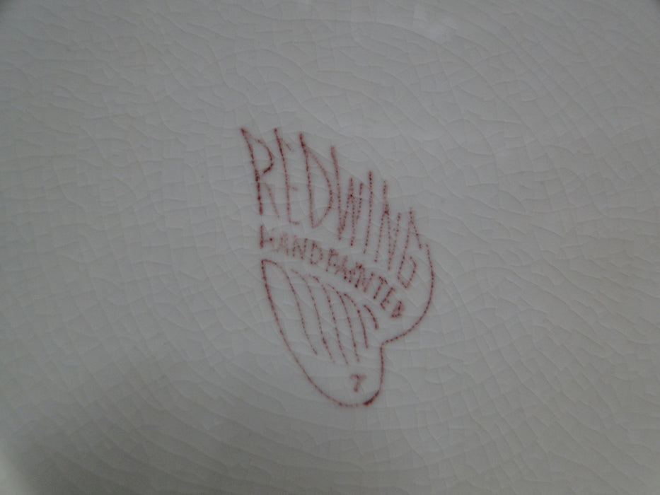 Red Wing Magnolia Chartreuse, MCM: Bread Plate (s), 6 1/8", Crazing, Discolor