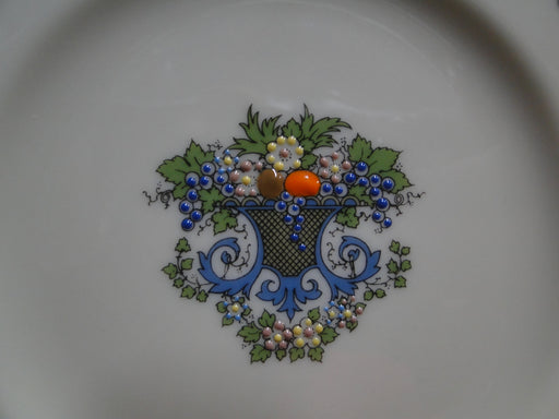Lenox Autumn, Fruit, Blue Scrolls: Bread Plate (s), 6 3/8"