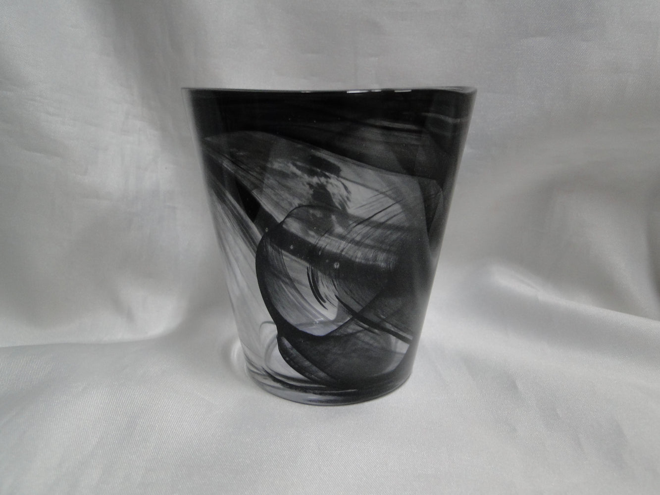 Steelite Bormioli Rocco Capri Lanotte, Italy: NEW Black Water Glass / Tumbler 4"