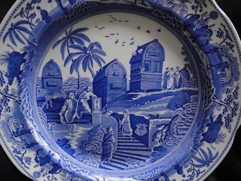 Spode Blue Room, Traditions, Blue & White: Dinner Plate, 10 1/2", "Caramanian"