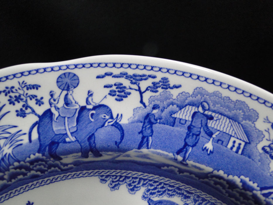 Spode Blue Room, Traditions, Blue & White: Dinner Plate, 10 1/2", "Caramanian"