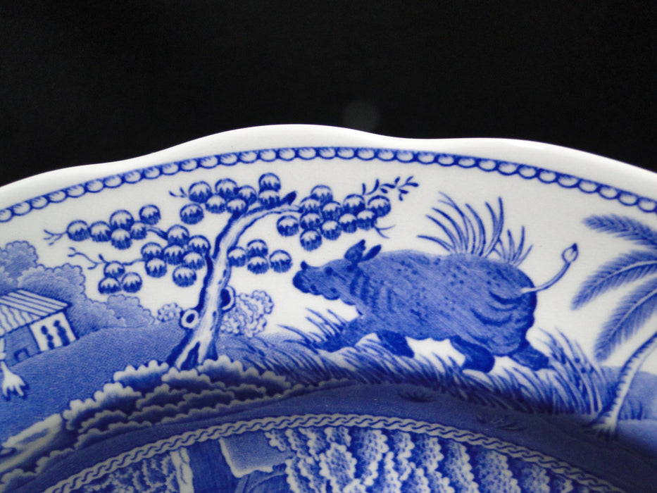Spode Blue Room, Traditions, Blue & White: Dinner Plate, 10 1/2", "Caramanian"