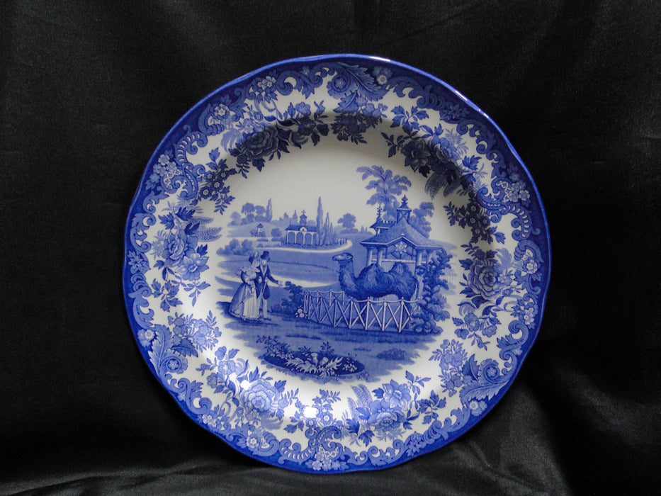 Spode Blue Room, Blue & White: Dinner Plate, 10 1/2", "The Camel Enclosure"