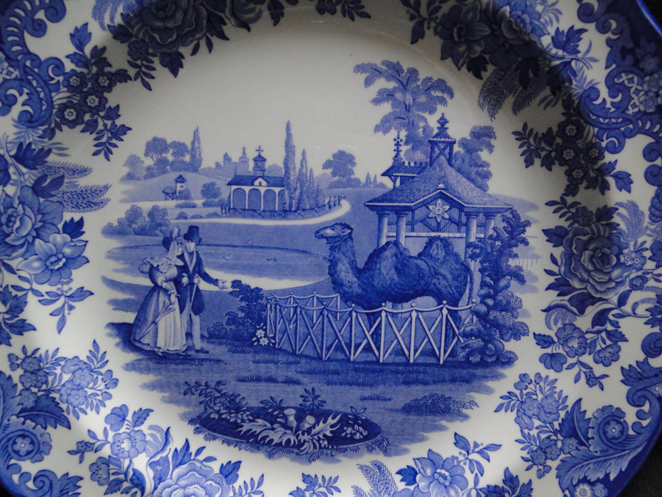 Spode Blue Room, Blue & White: Dinner Plate, 10 1/2", "The Camel Enclosure"