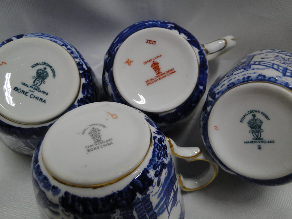 Royal Crown Derby Blue Mikado, Oriental: Cup & Saucer Set (s), 2 3/8"