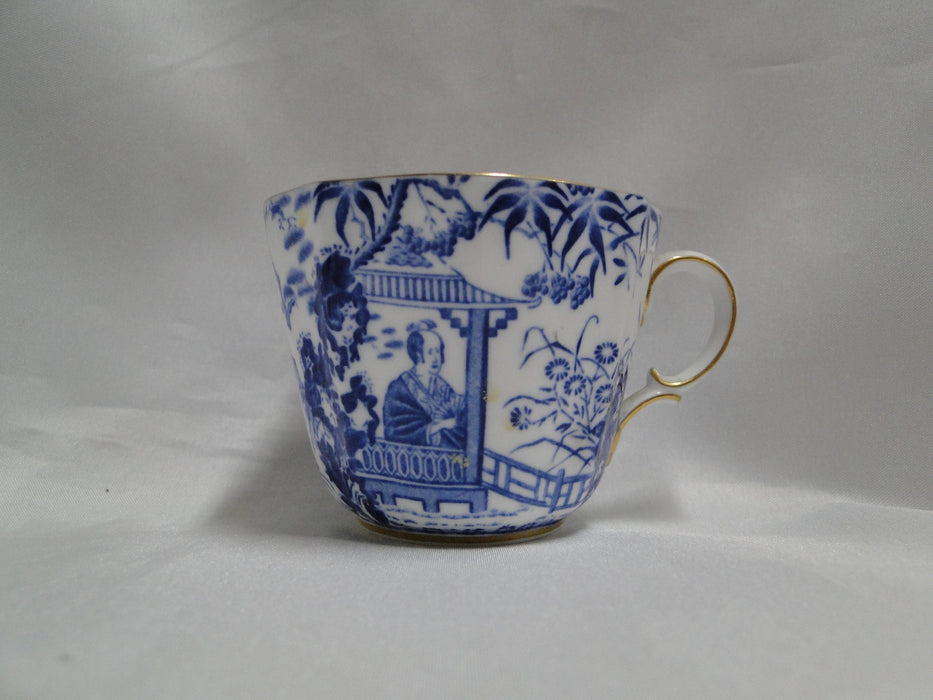 Royal Crown Derby Blue Mikado, Oriental: Cup & Saucer Set (s), 2 3/8"