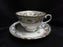 Schumann Empress Dresden Flowers: Footed Cup & Saucer Set, 2 1/2" Tall