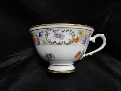 Schumann Empress Dresden Flowers: Footed Cup & Saucer Set, 2 1/2" Tall