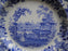 Spode Blue Room, Blue & White: Dinner Plate, 10 1/2", "The Rhinocerous House"