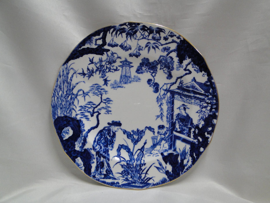 Royal Crown Derby Blue Mikado, Oriental: Salad Plate (s), 8 1/8"