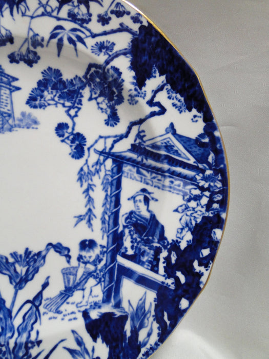 Royal Crown Derby Blue Mikado, Oriental: Salad Plate (s), 8 1/8"