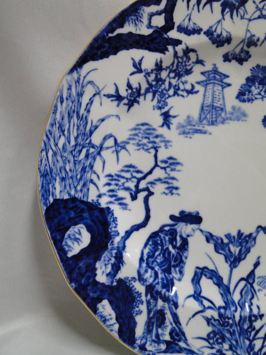 Royal Crown Derby Blue Mikado, Oriental: Salad Plate (s), 8 1/8"