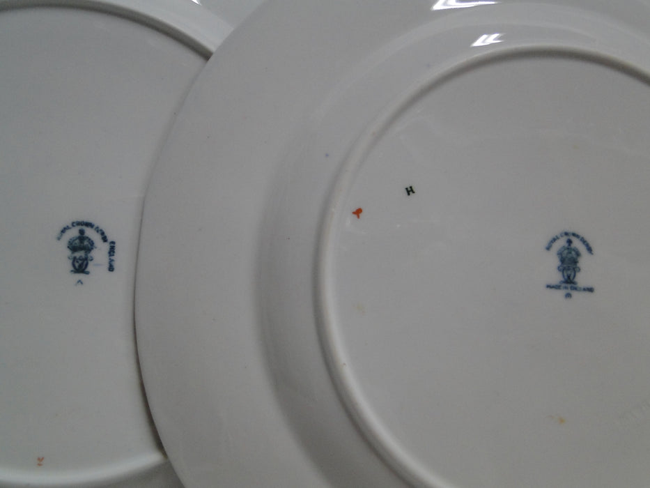 Royal Crown Derby Blue Mikado, Oriental: Salad Plate (s), 8 1/8"