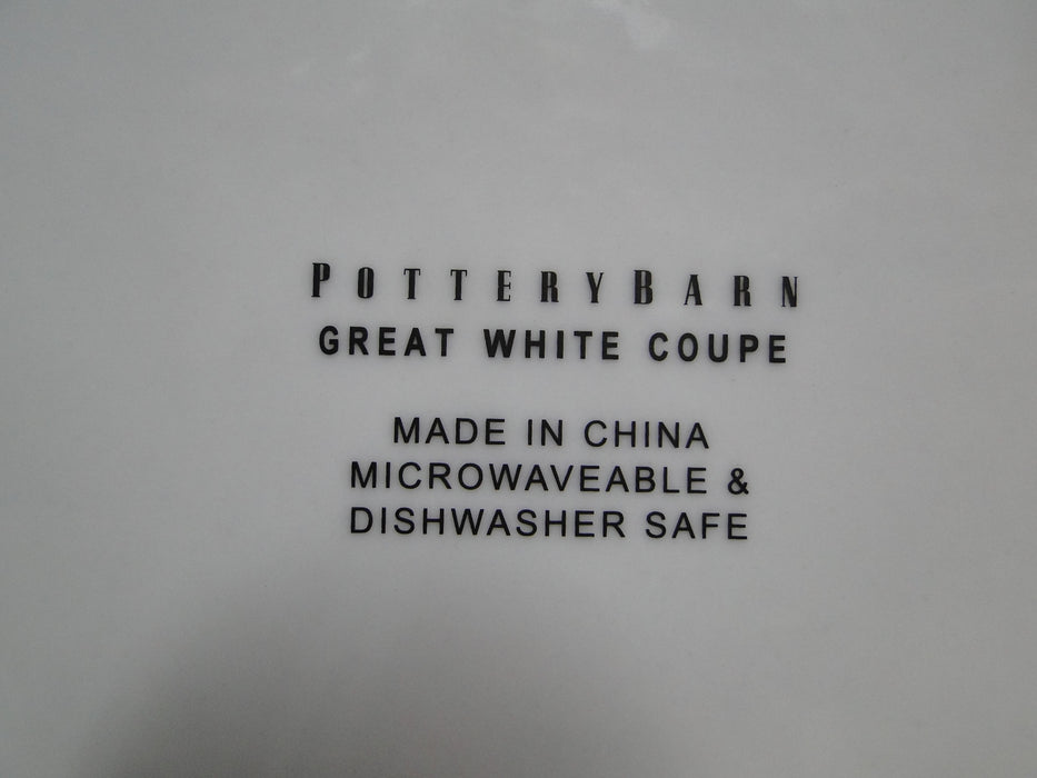 Pottery Barn Great White Coupe: Pasta / Serving Bowl, 10 7/8"  x 1 7/8"