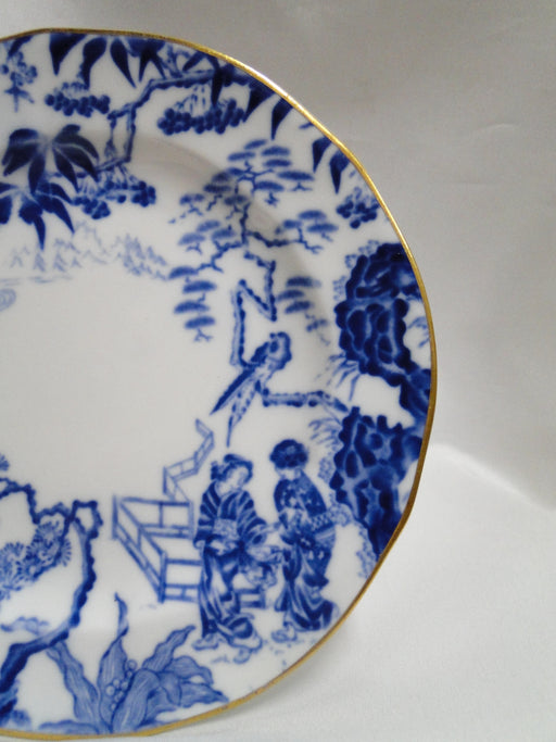 Royal Crown Derby Blue Mikado, Oriental: Bread Plate (s), 6 1/4"