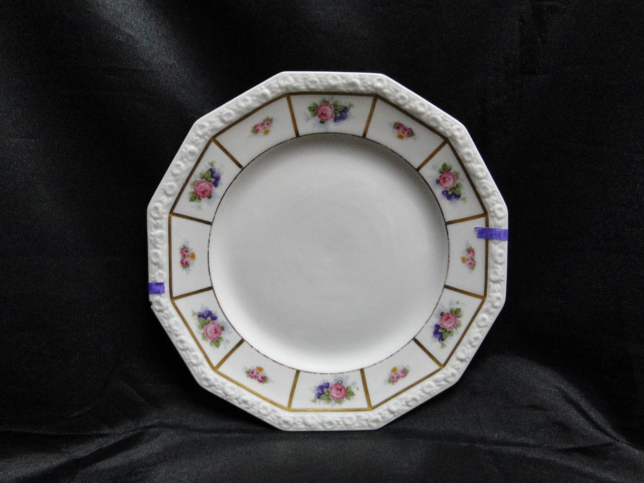 Rosenthal Florals, Gold Lines: Salad Plate (s), 7 5/8", As Is