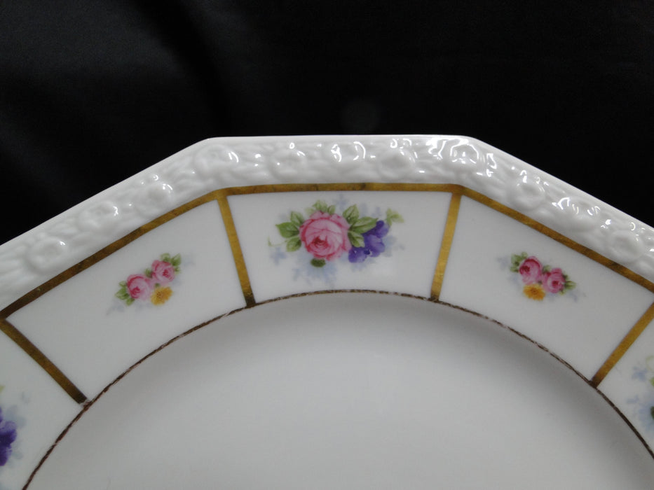 Rosenthal Florals, Gold Lines: Salad Plate (s), 7 5/8", As Is