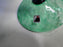 Czech Opus Handblown Multicolored Glass: Blue & Green Martini (s), 7 1/2"