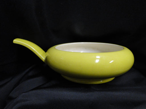 Red Wing Magnolia Chartreuse, MCM: Round Casserole, No Lid, Crazing, Discolor